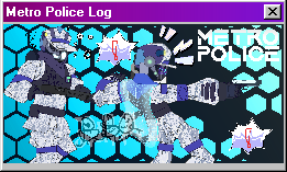windows 98 popup with metrocops inside of it