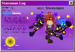 windows 98 popup with starronians inside of it